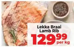 Food Lover's Market Lekka Braai Lamb Rib offer