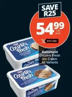 Checkers Dairymaid Country Fresh Ice Cream offer