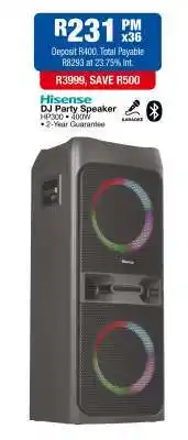OK Furniture Hisense DJ Party Speaker offer