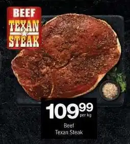 Checkers BEEF TEXAN STEAK offer