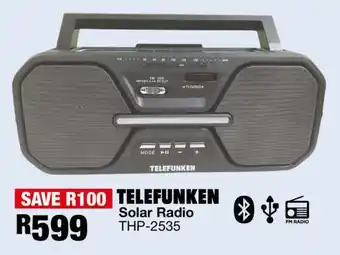 OK Furniture TELEFUNKEN Solar Radio THP-2535 offer