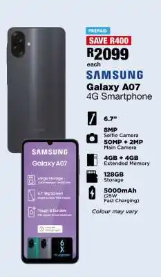 OK Furniture Samsung Galaxy A07 4G Smartphone offer