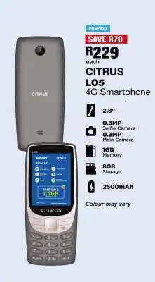 OK Furniture CITRUS LO5 4G Smartphone offer