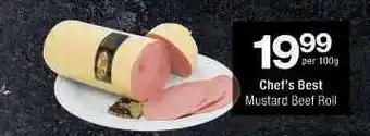 Checkers Chef's Best Mustard Beef Roll offer