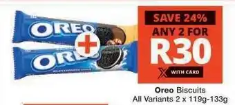 Checkers Oreo biscuits offer