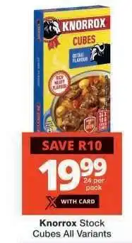 Checkers Knorrox Stock Cubes All Variants offer