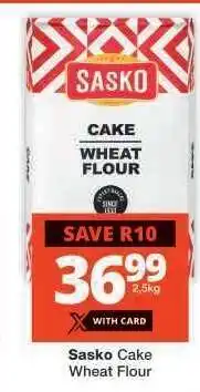 Checkers Sasko Cake Wheat Flour offer