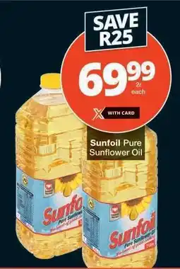Checkers SUNFOIL Pure Sunflower Oil offer