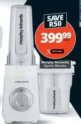 Checkers Morphy Richards Sports Blender offer