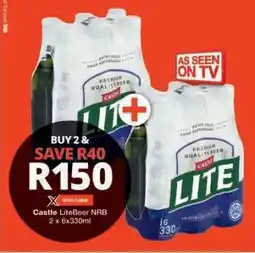 Checkers Castle LiteBeer NRB offer