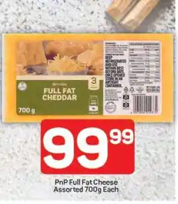 Pick n Pay PnP Full Fat Cheese Assorted 700g Each offer