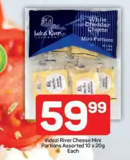 Pick n Pay Indezi River Cheese Mini Portions Assorted 10 x 20g Each offer