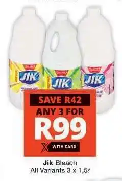 Checkers Jik Bleach offer