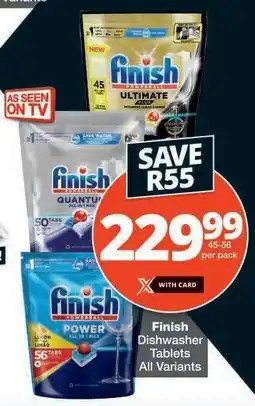 Checkers Finish Dishwasher Tablets All Variants offer