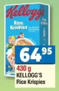 DB Cash And Carry Kellogg's Rice Krispies offer