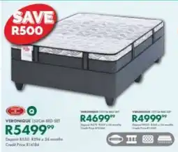 Beares Veronique 152cm bed set offer