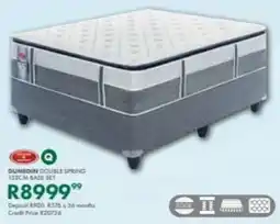 Beares Dunedin double spring 152cm base set offer