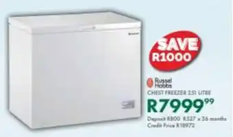Beares Russel Hobbs Chest Freezer offer