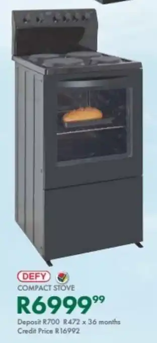 Beares Defy compact stove offer