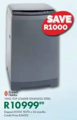 Beares Russe hobbs top loader stainless steel offer