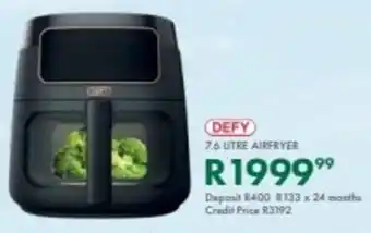 Beares Defy airfryer offer