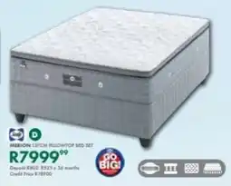 Beares Sealy 137cm pillowtop bed set offer