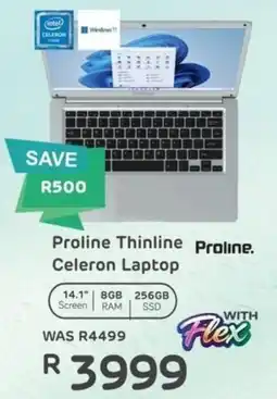 Computer Mania Proline Thinline Celeron Laptop offer