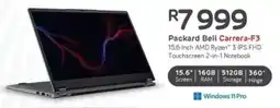 Computer Mania Packard Bell Carrera-F3 15.6 Inch AMD Ryzen 3 IPS FHD Touchscreen 2-in-1 Notebook offer