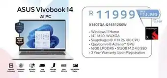 Computer Mania ASUS Vivobook 14 offer