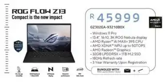 Computer Mania Asus ROG Flow Z13 offer