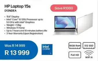 Computer Mania HP Laptop 15s offer