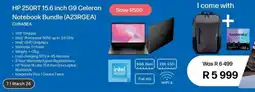 Computer Mania HP 250RT 15.6 inch G9 Celeron Notebook Bundle offer