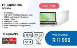 Computer Mania HP Laptop 15s offer