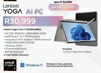 Computer Mania Lenovo Yoga 7 2-in-1 offer