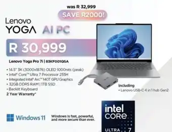 Computer Mania Lenovo Yoga Pro 7i offer