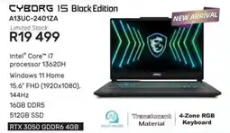 Computer Mania Msi Cyborg 15 Intel Core i7 Laptop offer