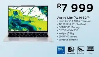 Computer Mania Acer Aspire Lite Intel Core 3-N355 Processor Laptop offer