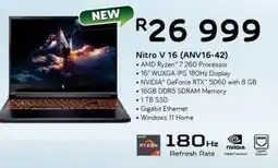 Computer Mania Acer Nitro V 16 AMD Ryzen 7 260 Processor Laptop offer