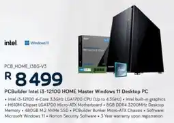Computer Mania PCBuilder Intel i3-12100 Home Master Windows 11 Desktop PC offer