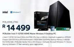 Computer Mania PCBuilder Intel i7-12700 Home Master Windows 11 Desktop PC offer