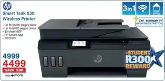 Incredible Connection Hp Smart Tank 530 Wireless Printer offer