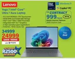 Incredible Connection Lenovo Yoga 7 Intel Core Ultra 7 Aura Laptop offer