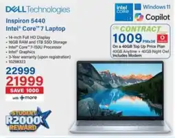 Incredible Connection Dell Inspiron 5440 Intel Core 7 Laptop offer