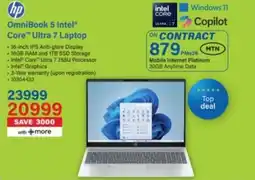 Incredible Connection Hp OmniBook 5 Intel Core Ultra 7 Laptop offer