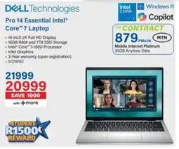 Incredible Connection Dell Pro 14 Essential Intel Core 7 Laptop offer
