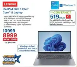 Incredible Connection Lenovo IdeaPad Slim 3 Intel Core i5 Laptop offer