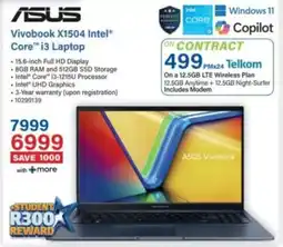 Incredible Connection Asus Vivobook X1504 Intel Core i3 Laptop offer