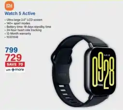 Incredible Connection Xiaomi Watch 5 Active offer