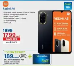Incredible Connection Redmi A5 offer
