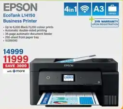 Incredible Connection Epson EcoTank L14150 Business Printer offer